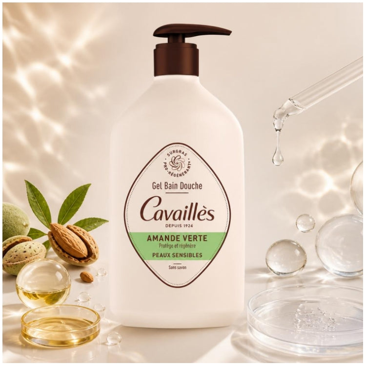 Rogé Cavaillès Green Almond Bath & Shower Gel 1L (33,81fl oz)