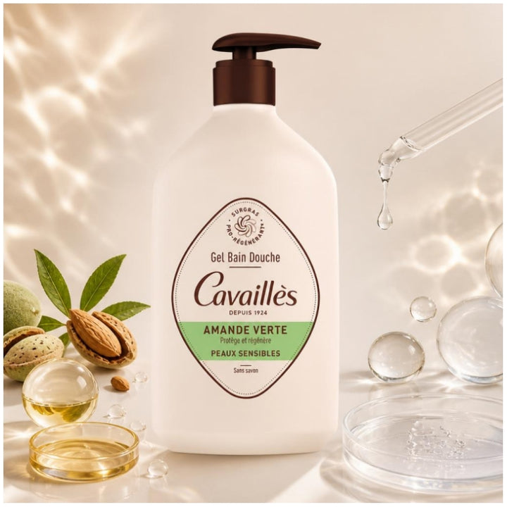 Rogé Cavaillès Green Almond Bath & Shower Gel 1L (33,81fl oz)