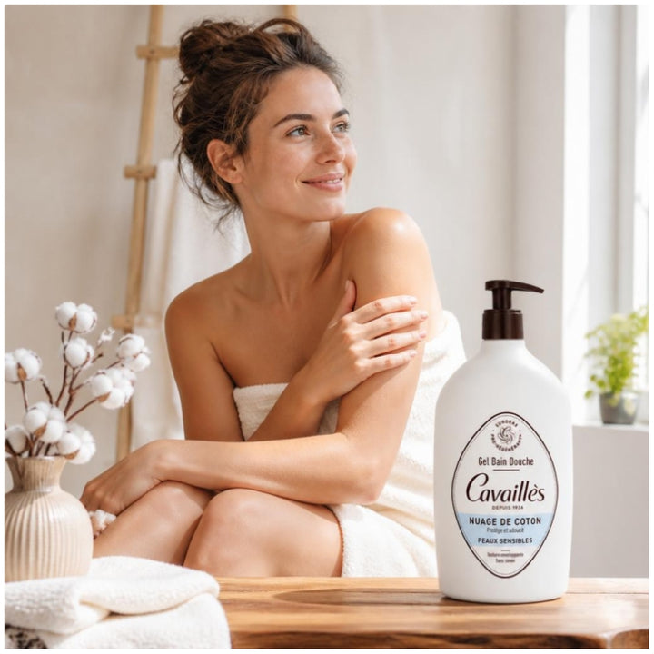 Rogé Cavaillès Bath & Shower Gel Fiore di Cotone per Pelli Sensibili 1L