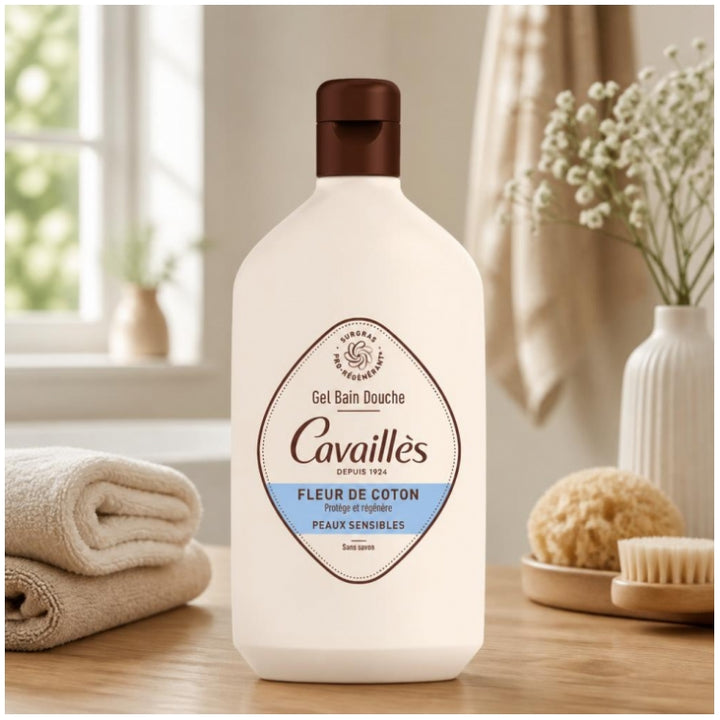 Rogé Cavaillès Refill Bath & Shower Gel Cotton Flower Sensitive Skin