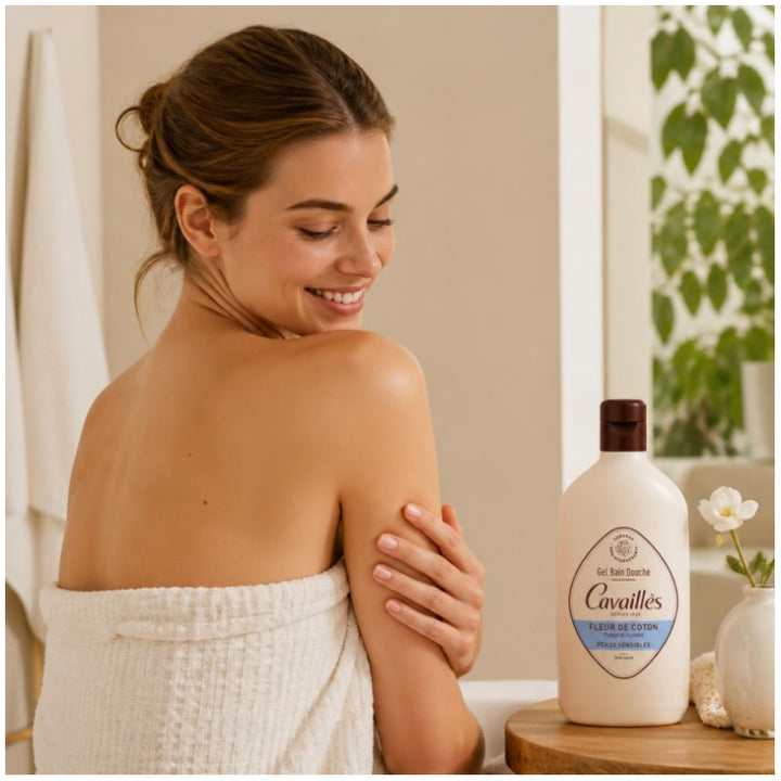 Rogé Cavaillès Refill Bath & Shower Gel Cotton Flower Sensitive Skin