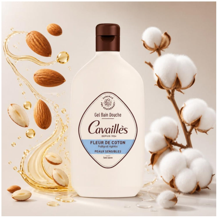 Rogé Cavaillès Refill Bath & Shower Gel Cotton Flower Sensitive Skin