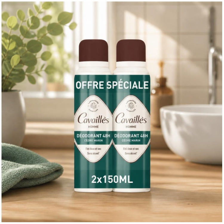 Rogé Cavaillès Deodorants Man Frisheidsspray 2x1 50ml