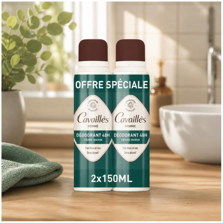 Rogé Cavaillès Deodorants Man Frisheidsspray 2x1 50ml