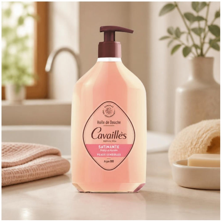 Rogé Cavaillès Surgras Actif Huile de douche pour peaux sensibles 500ml + 250ml