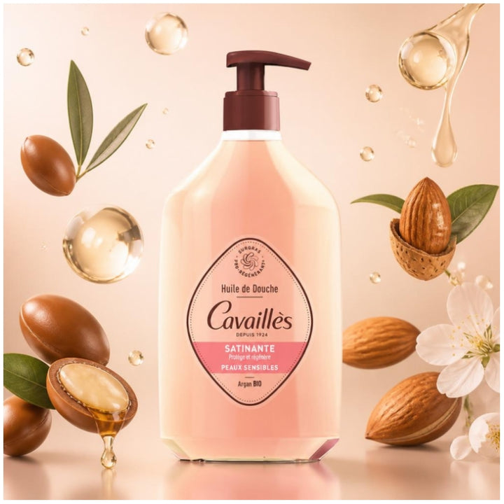 Rogé Cavaillès Surgras Actif Huile de douche pour peaux sensibles 500ml + 250ml