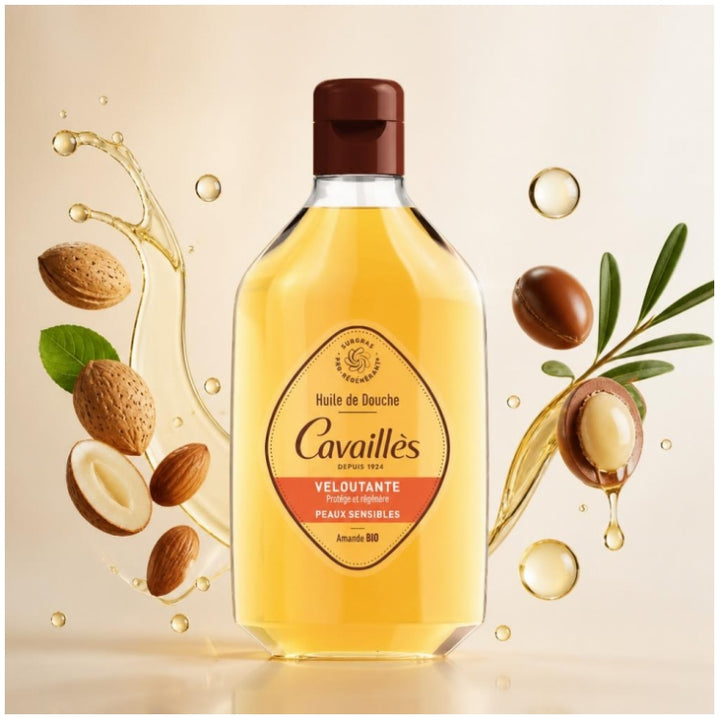Rogé Cavaillès Surgras Actif Aceite de baño y ducha aterciopelado para piel sensible 250ml
