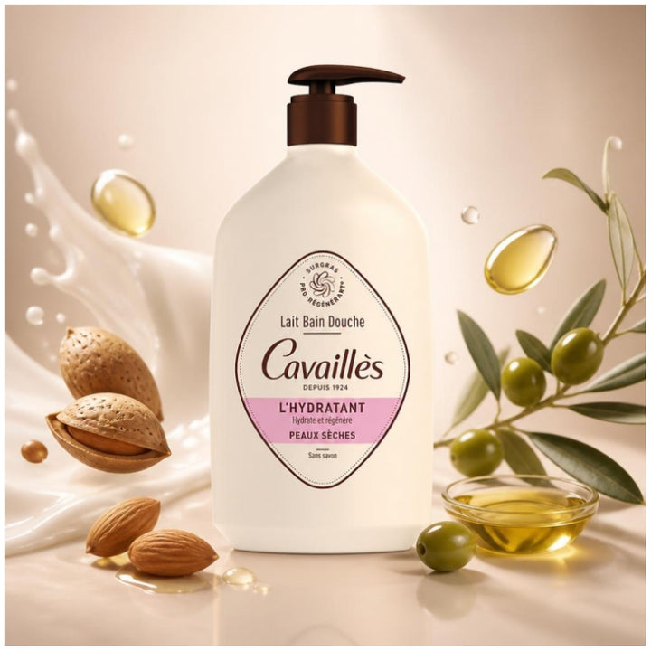 Rogé Cavaillès Hydrating Bath & Shower Milk Dry Skin 1L (33,81fl oz)
