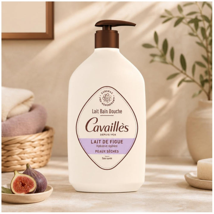 Rogé Cavaillès Bath & Shower Vijgenmelk voor de droge huid 1L