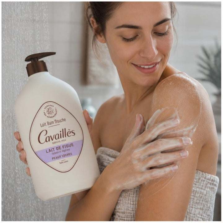 Rogé Cavaillès Bath & Shower Vijgenmelk voor de droge huid 1L