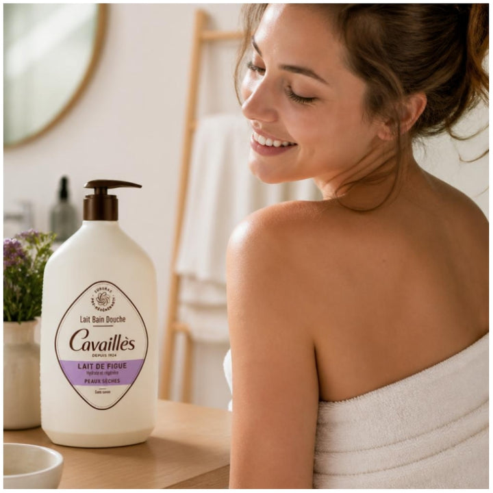 Rogé Cavaillès Bath & Shower Vijgenmelk voor de droge huid 1L