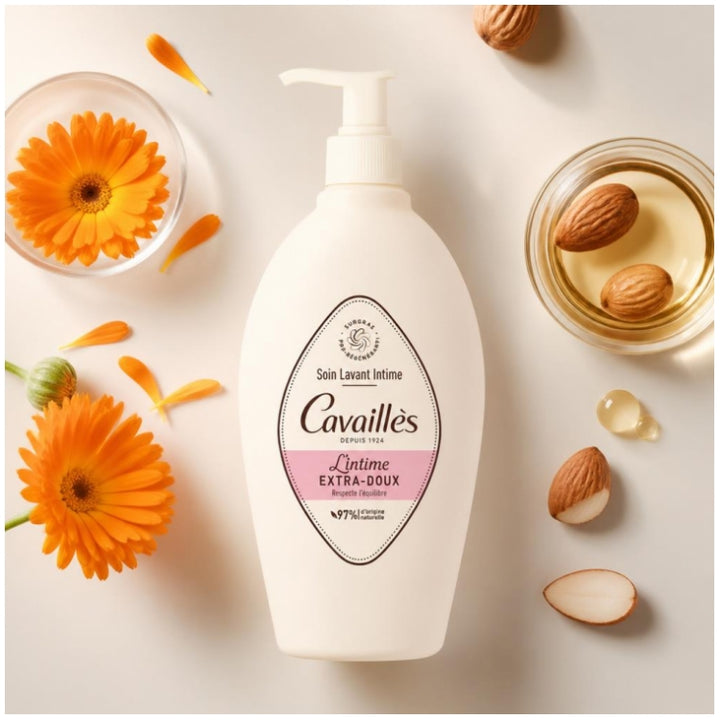 Cavaillès Intimate Dryness Ultra-soft Cleansing Care 500ml (16.91fl oz)
