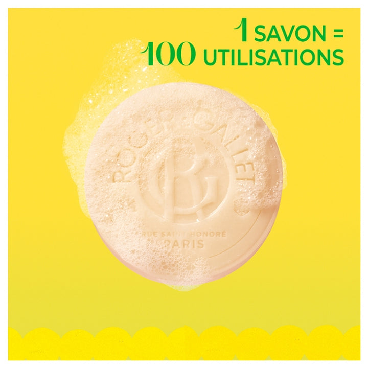 Roger & Gallet Cédrat Duftseife mit korsischer Zeder und Zitrone auf pflanzlicher Basis 100g