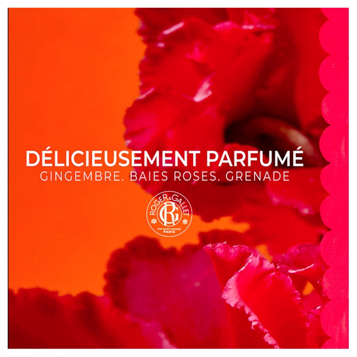 Roger & Gallet Gingembre Rouge Savon parfumé à base végétale 100g
