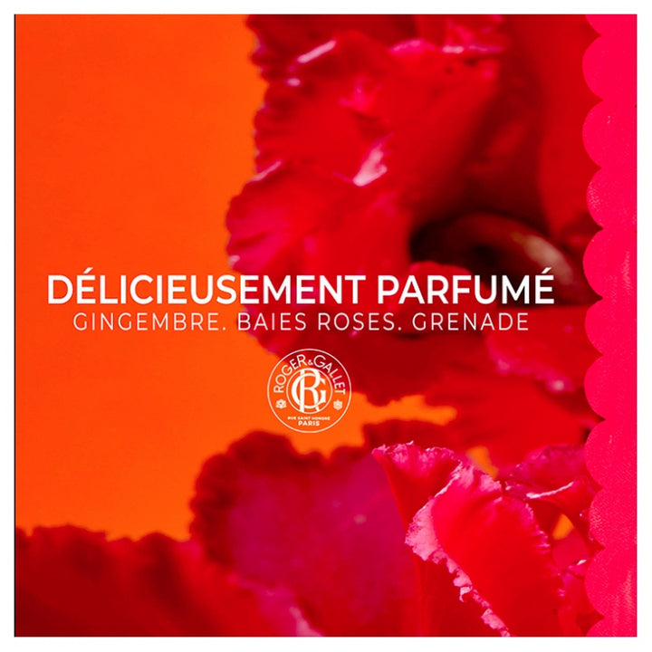 Roger & Gallet Gingembre Rouge Savon parfumé à base végétale 100g
