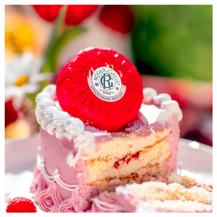 Roger & Gallet Gingembre Rouge Red Ginger Scented Soap Plant Base 100g x3 (3.52 oz x3)