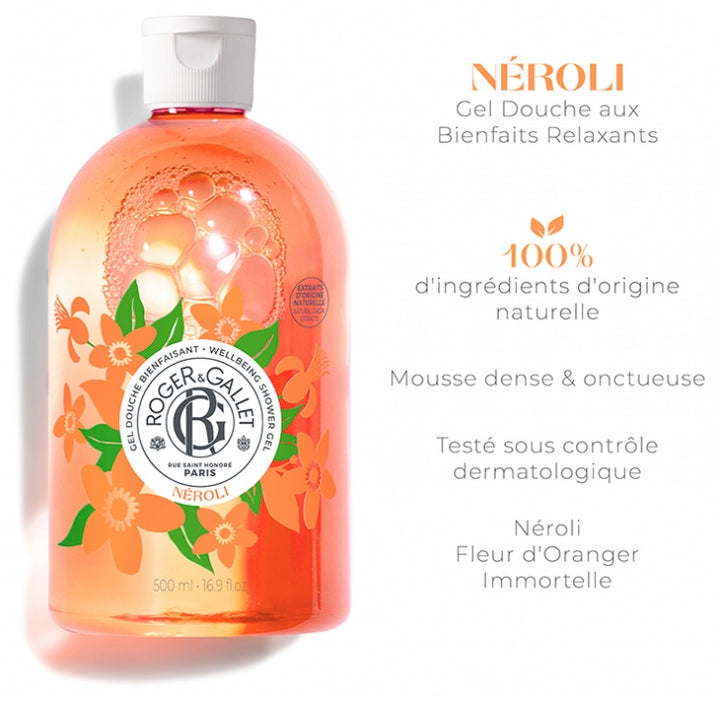 Roger & Gallet Néroli Gel de ducha beneficioso 500ml