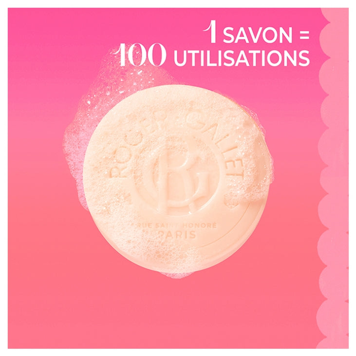 Roger & Gallet Rose صابون معطر بقاعدة نباتية 100g