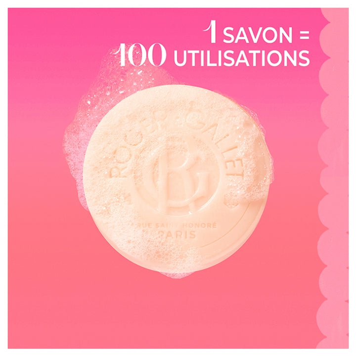 Roger & Gallet Rose صابون معطر بقاعدة نباتية 100g