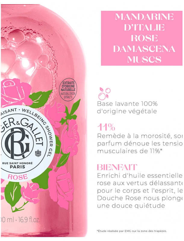 Roger & Gallet Rose Soothing Shower Gel 500ml (16.91fl oz)