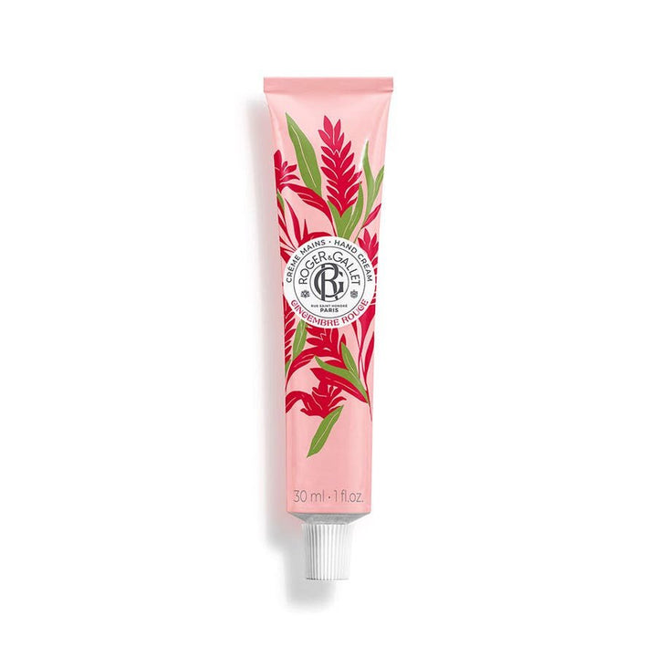 Roger&Gallet Gingembre Rouge Hand & Nail Cream 30ml (1.01fl oz) - FrenchBeautyHub