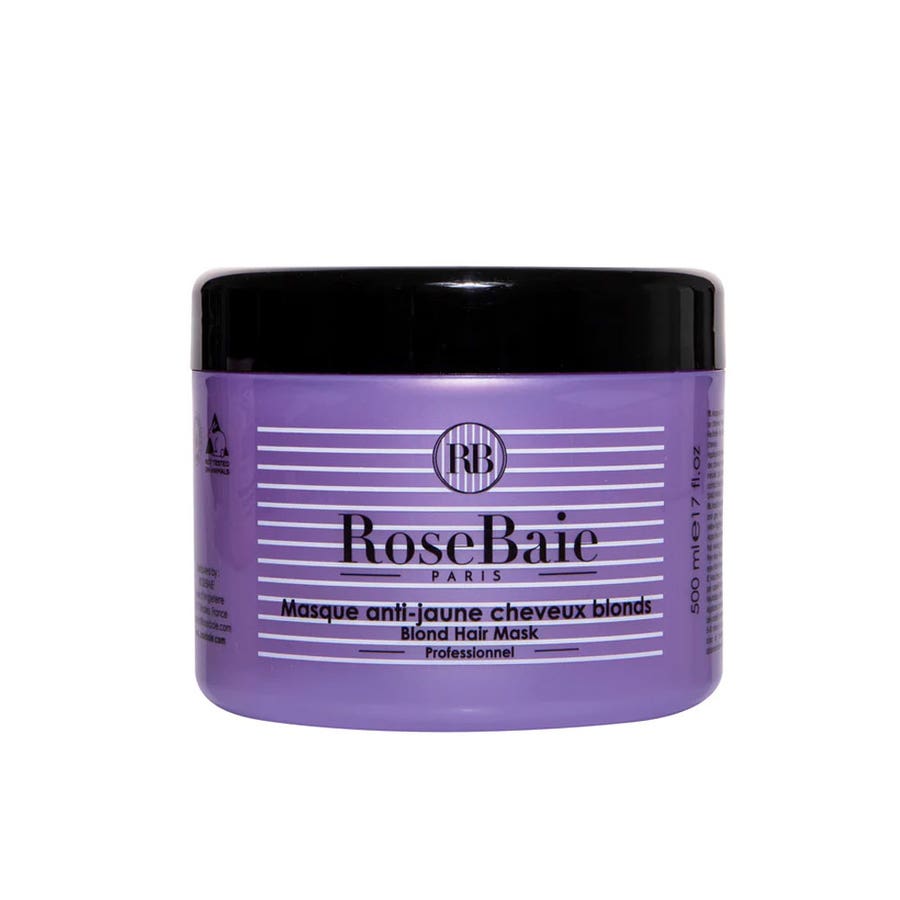 Rosebaie Blonde Anti - Yellow Mask for Blonde Hair 500ml (16.91fl oz) - FrenchBeautyHub