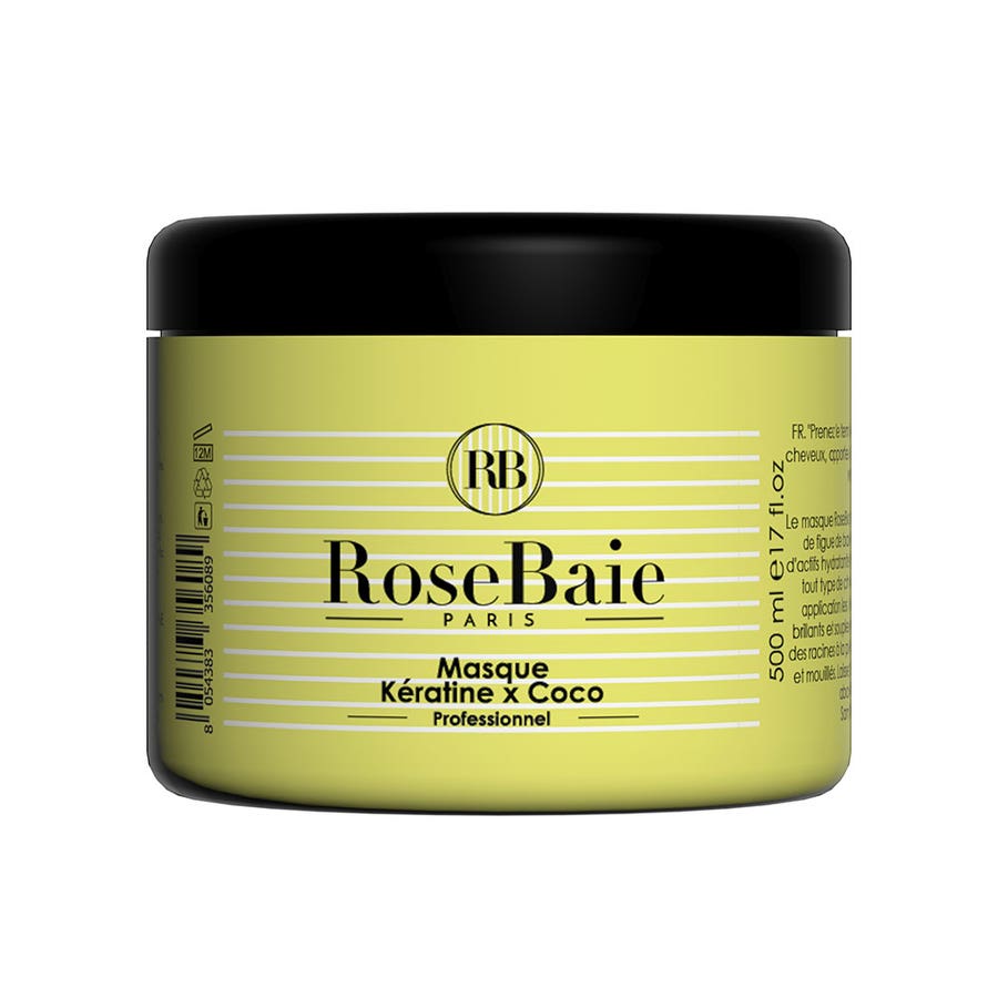 Rosebaie Coco Keratin Mask 500ml (16.91fl oz) - FrenchBeautyHub