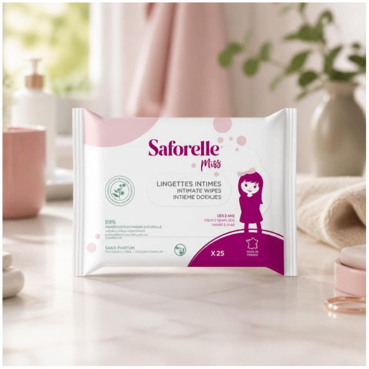 Saforelle Miss Intimate Wipes Biodegradable x25