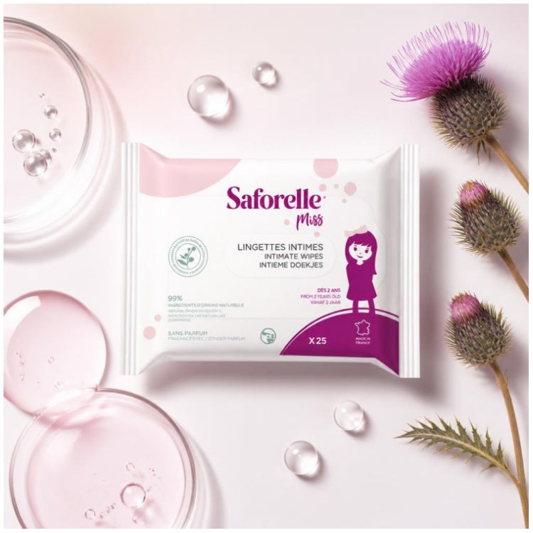 Saforelle Miss Intimate Wipes Biodegradable x25