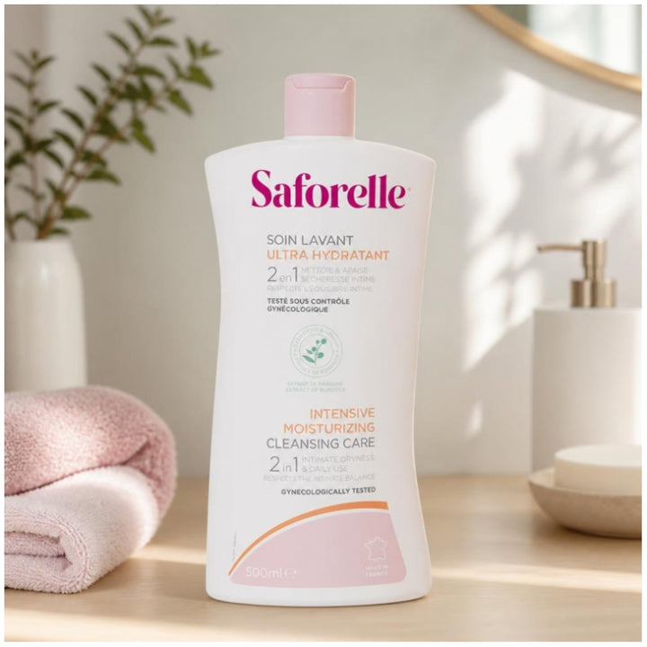 Saforelle Ultra hydrating cleansing care for dry skin 500ml (16.91fl oz)