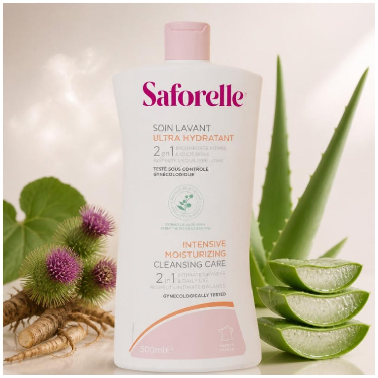 Saforelle Ultra hydrating cleansing care for dry skin 500ml (16.91fl oz)