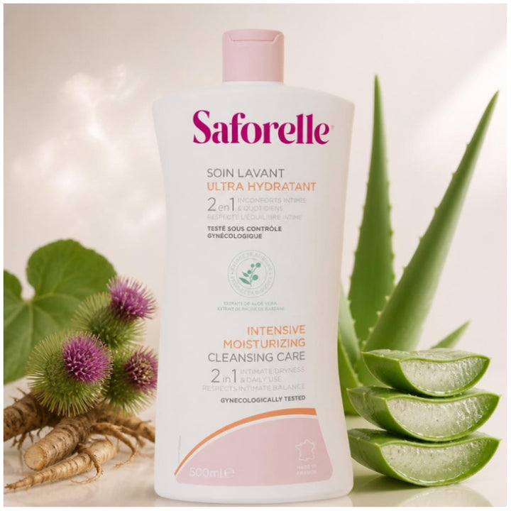 Saforelle Ultra hydrating cleansing care for dry skin 500ml (16.91fl oz)