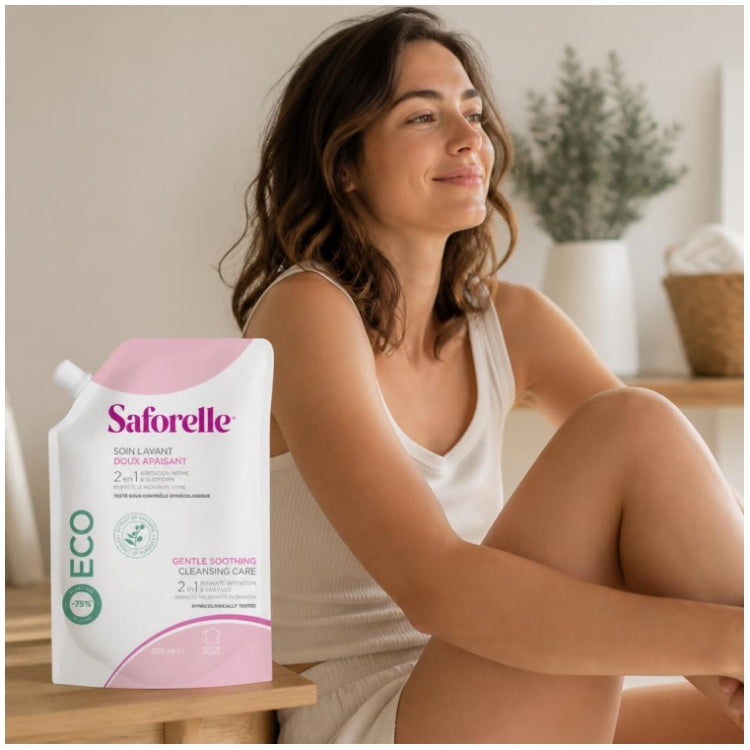 Saforelle غسول لطيف، عبوة إعادة تعبئة 400 ml