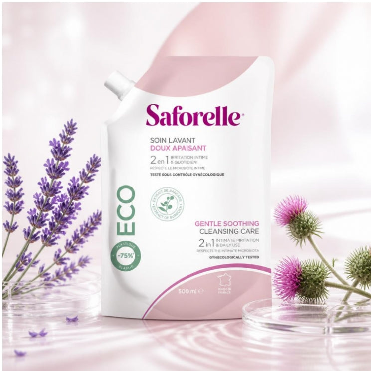 Saforelle غسول لطيف، عبوة إعادة تعبئة 400 ml