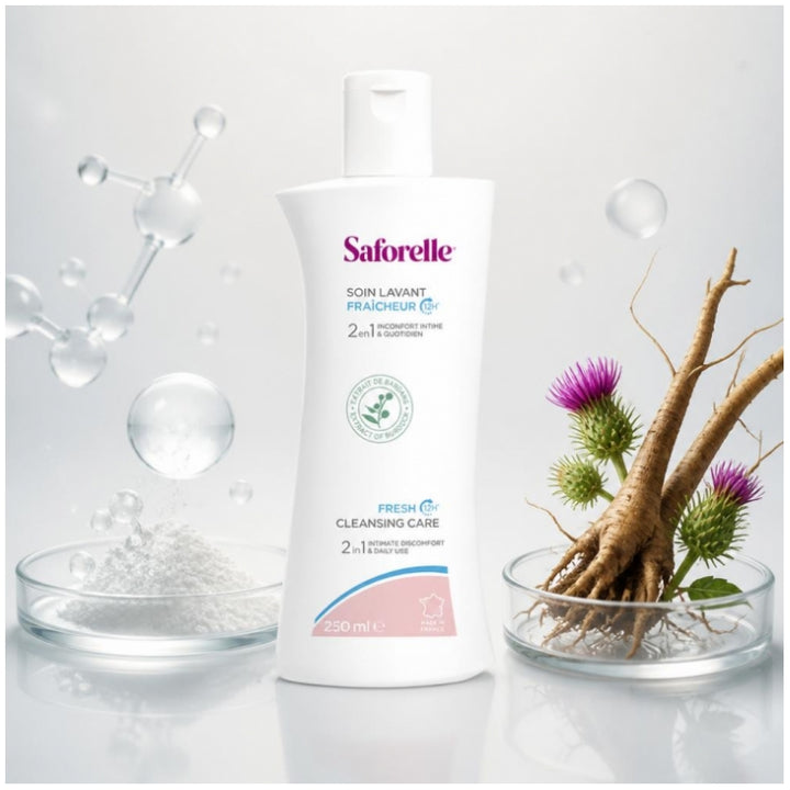 Saforelle Fresh Soin Nettoyant à la Bardane 250ml