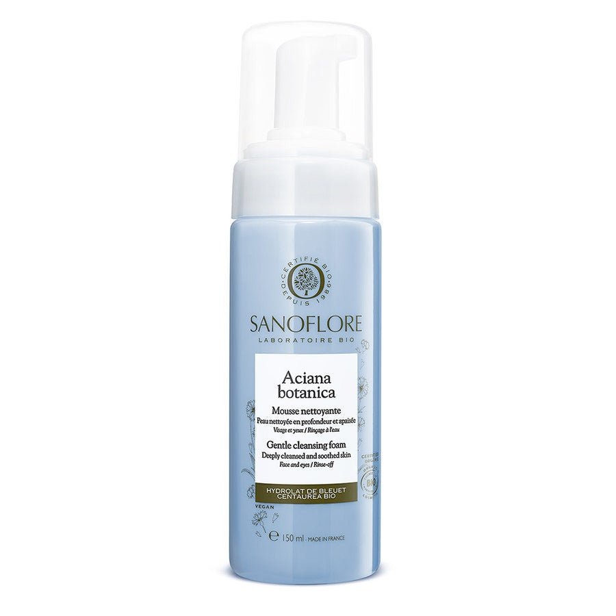 Sanoflore Aciana Botanica Gentle Cleansing Foam All Skin Types 150ml (5.07fl oz) - FrenchBeautyHub