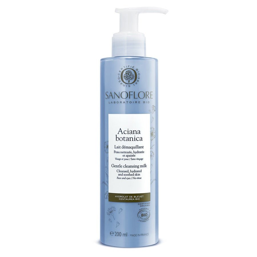Sanoflore Aciana Botanica Gentle Make - Up Remover Milk 200ml (6.76fl oz) - FrenchBeautyHub