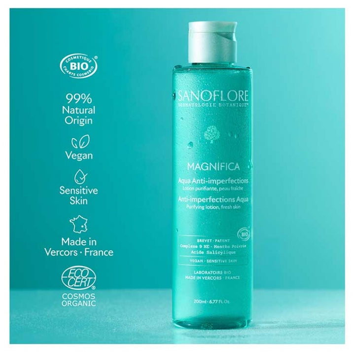 Sanoflore Magnifica Organic Aqua Anti-Blemish Lotion 200 ml (6.76fl oz)