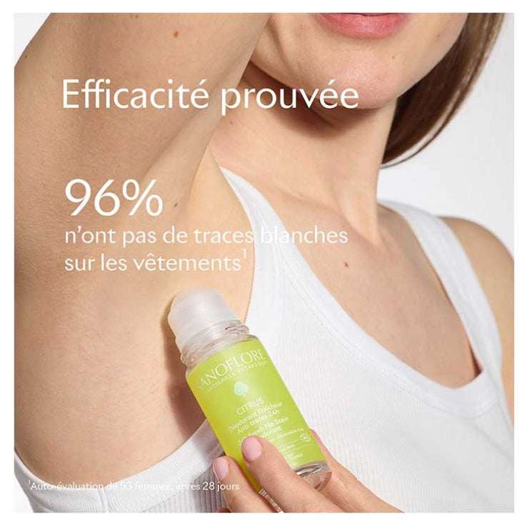Sanoflore Deodorants مزيل عرق عضوي رول-أون 24 ساعة Vent De Citrus 2x 50ml