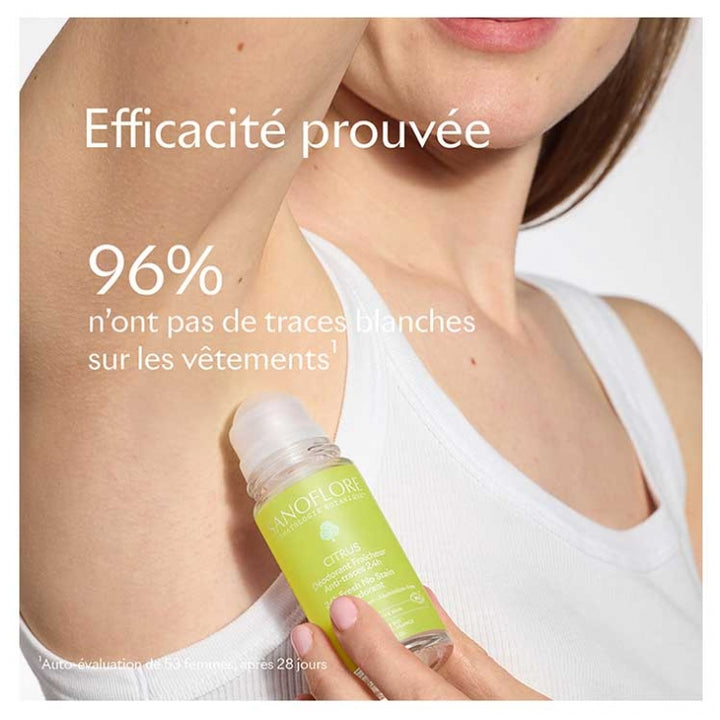 Sanoflore Deodorants مزيل عرق عضوي رول-أون 24 ساعة Vent De Citrus 2x 50ml