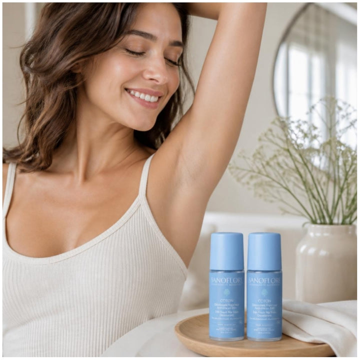 Sanoflore Deodorants 24h Protection Organic Pureté de Lin 2x 50ml (1.69fl oz)