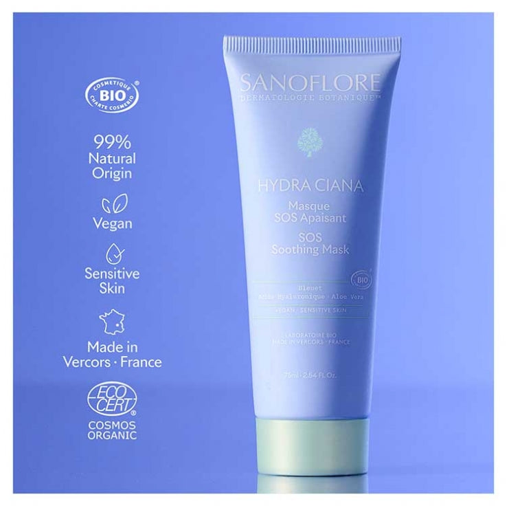 Sanoflore Aciana Botanica Soothing Rescue Mask 75 ml (2.54fl oz)