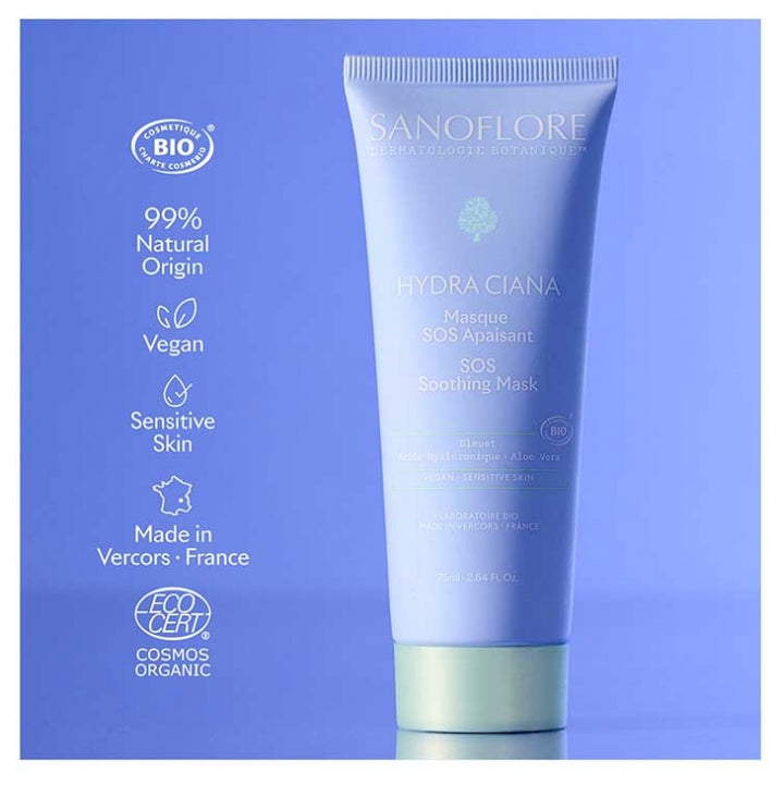 Sanoflore Aciana Botanica Soothing Rescue Mask 75 ml (2.54fl oz)