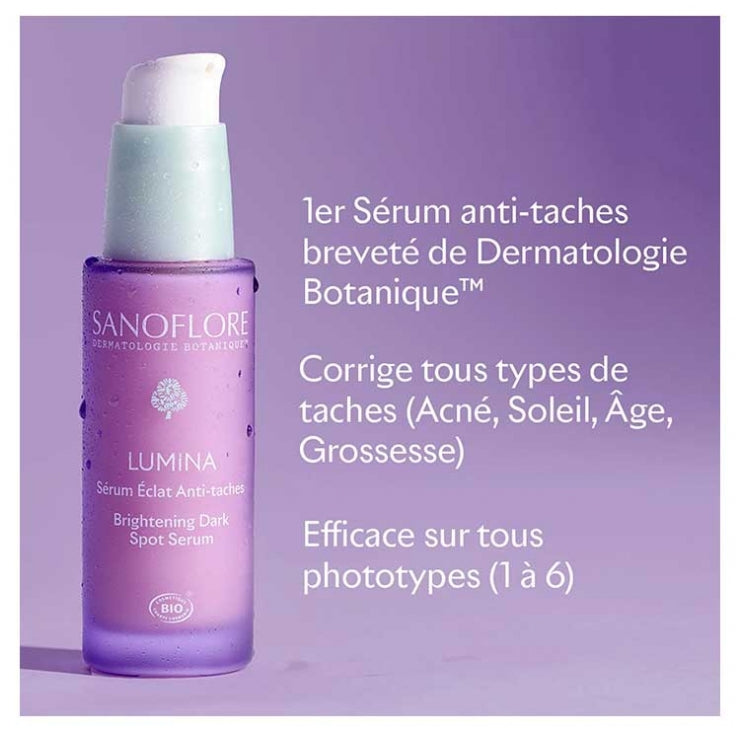 Sanoflore Lumina Sérum éclaircissant anti-taches brunes 30 ml