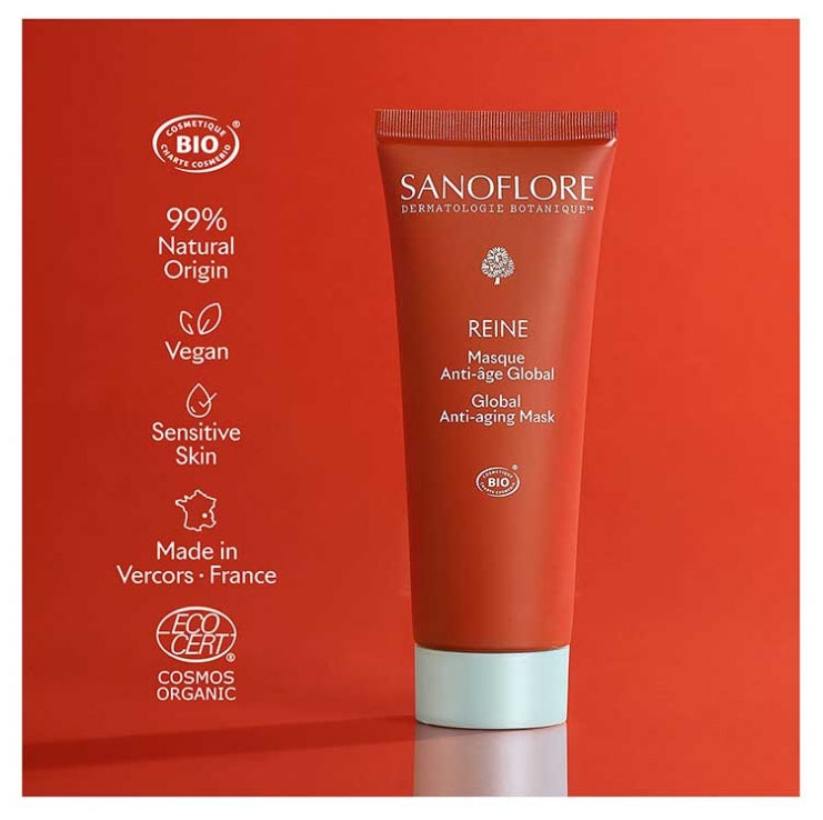 Sanoflore Reine Organic global anti-ageing mask 75 ml (2.54fl oz)