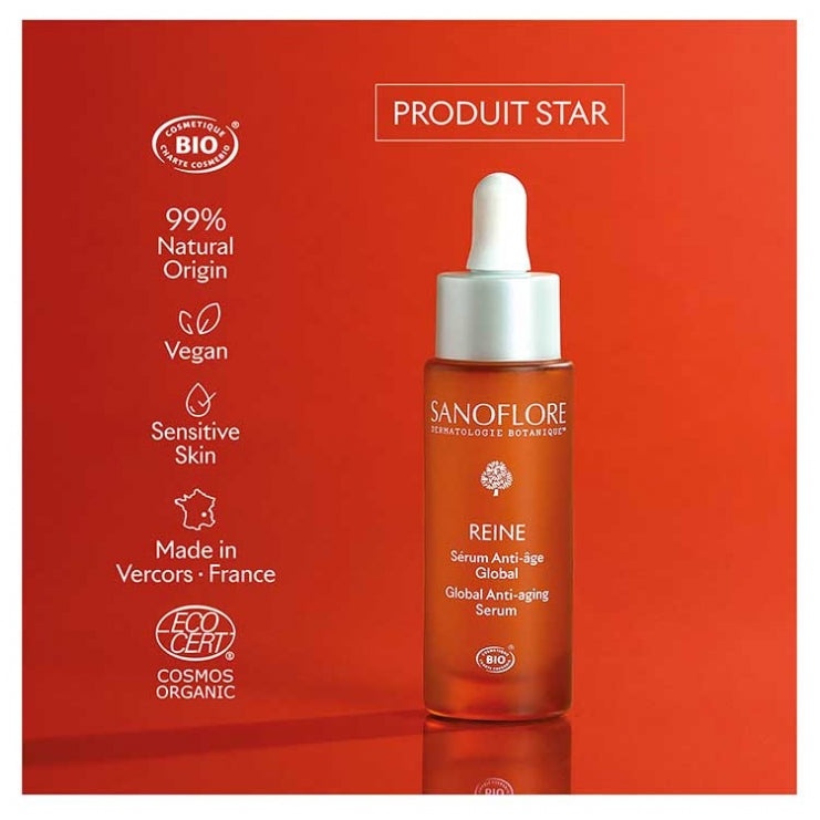 Sanoflore Reine Global organic anti-ageing serum 30 ml (1.01fl oz)
