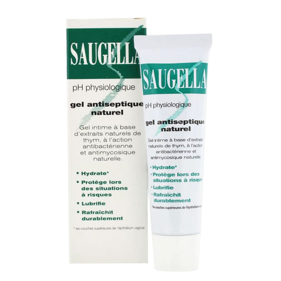 Saugella Antiseptic Natural Antiseptic Gel Naturel 30ml (1.01fl oz) - FrenchBeautyHub