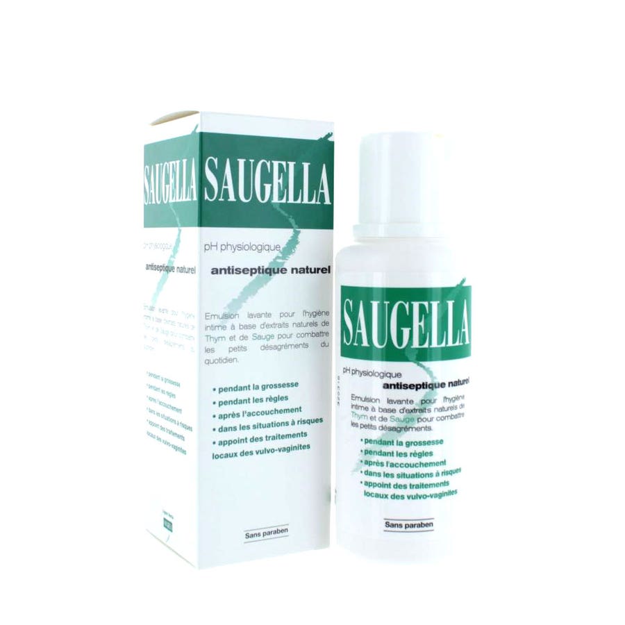Saugella Antiseptic Solution Bottle 250 ml - FrenchBeautyHub