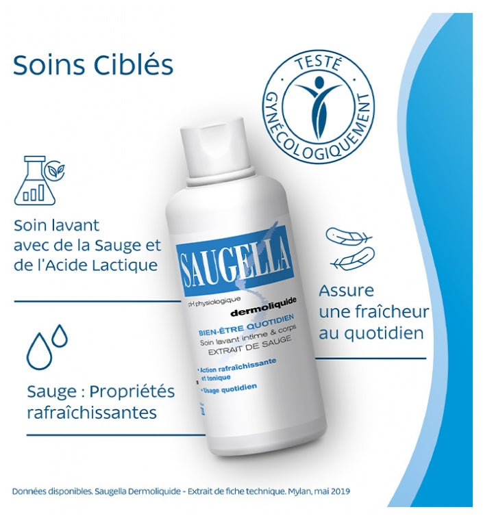 Saugella Dermoliquids Cleansing Emulsion 500ml (16.91fl oz)