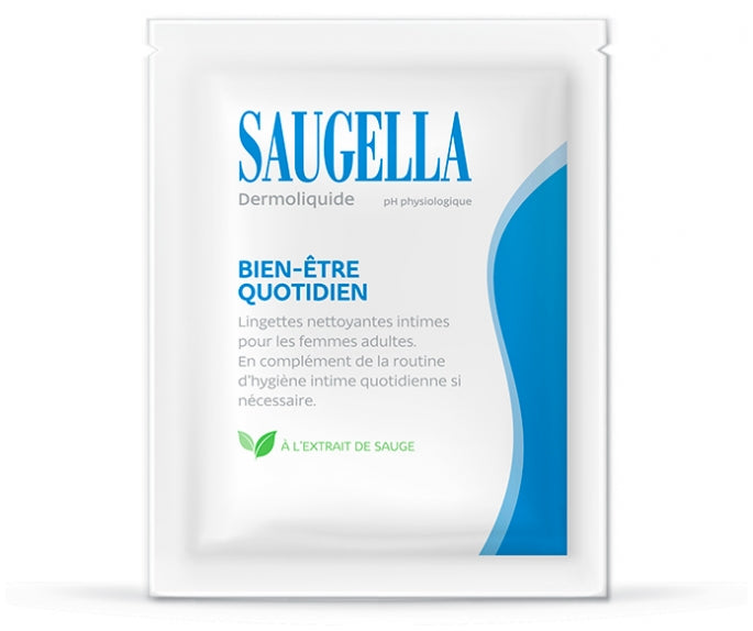 Saugella Dermoliquids Cleansing Wipes x10